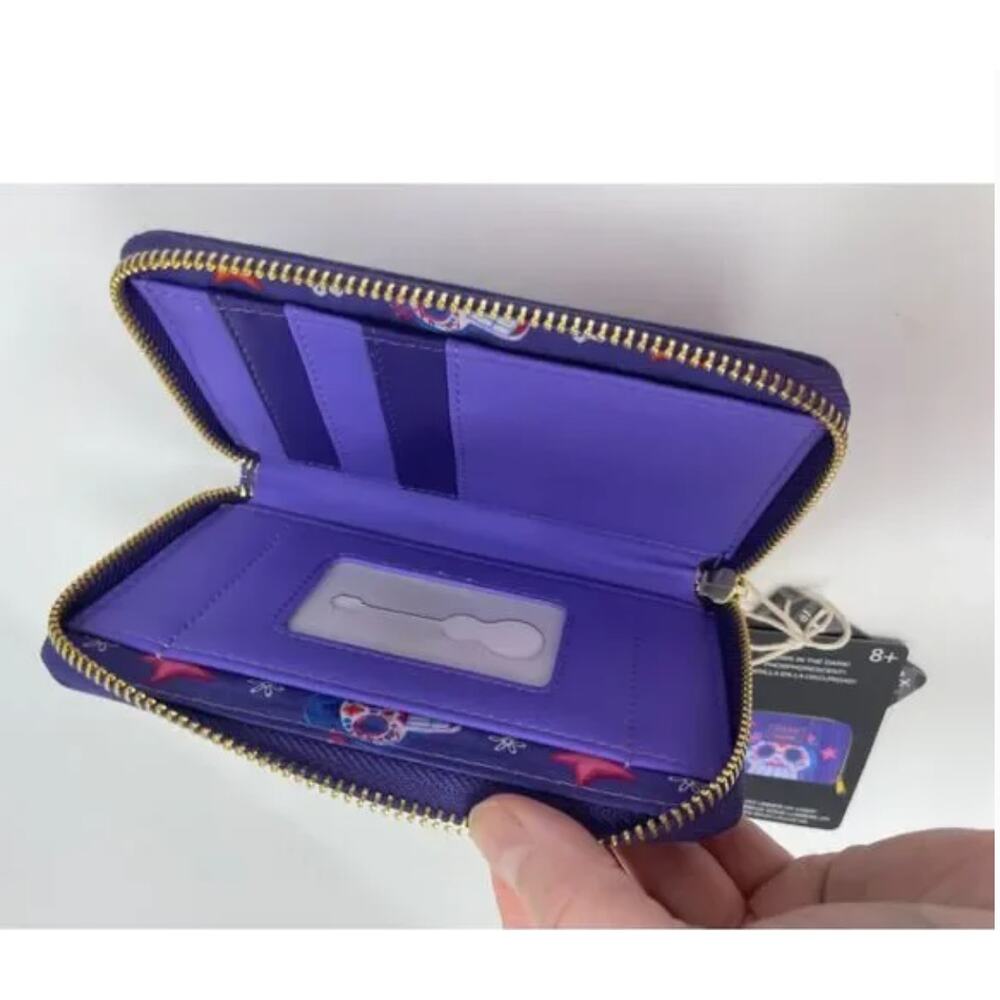 Loungefly Pixar Moments Miguel & Hector Performance Zip Wallet NWT - Picture 4 of 6
